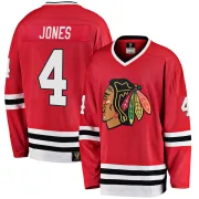 Fanatics Branded Seth Jones Chicago Blackhawks Men's Premier Breakaway Heritage Jersey - Red