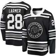 Fanatics Branded Steve Larmer Chicago Blackhawks Men's Premier Breakaway Alternate 2019/20 Jersey - Black