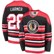 Fanatics Branded Steve Larmer Chicago Blackhawks Men's Premier Breakaway Heritage Jersey - Red/Black