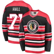 Fanatics Branded Taylor Hall Chicago Blackhawks Men's Premier Breakaway Heritage Jersey - Red/Black