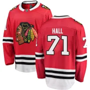 Fanatics Branded Taylor Hall Chicago Blackhawks Youth Breakaway Home Jersey - Red