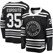 Fanatics Branded Tony Esposito Chicago Blackhawks Men's Premier Breakaway Alternate 2019/20 Jersey - Black