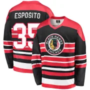 Fanatics Branded Tony Esposito Chicago Blackhawks Men's Premier Breakaway Heritage Jersey - Red/Black