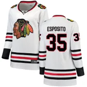 Fanatics Branded Tony Esposito Chicago Blackhawks Women's Breakaway Away Jersey - White